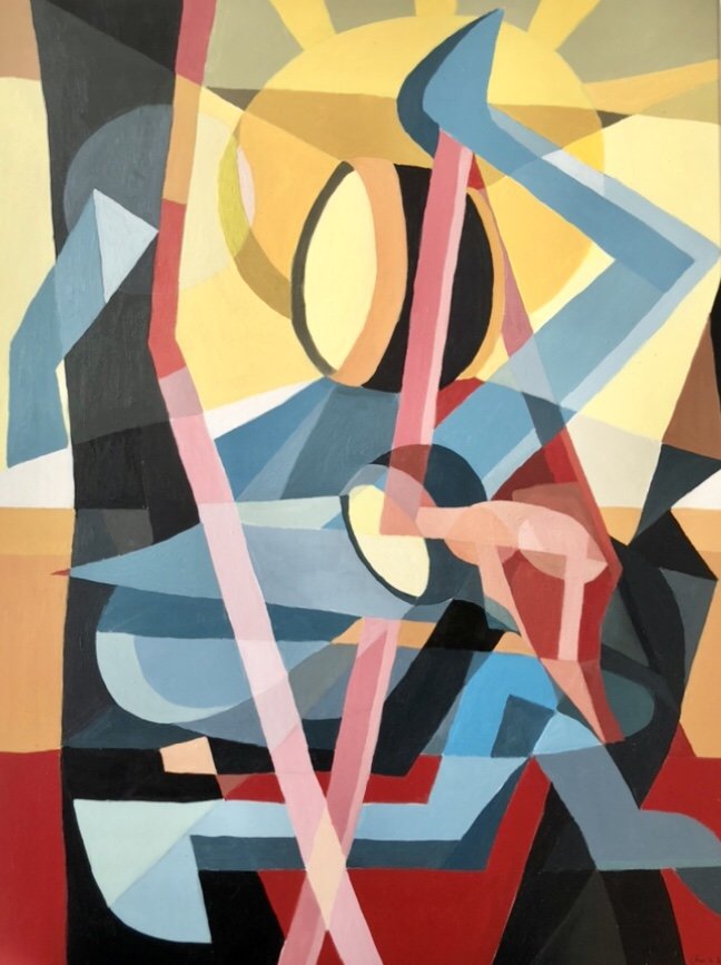 SOLD“Well, not as high as yours”, 60x80cm, 2022