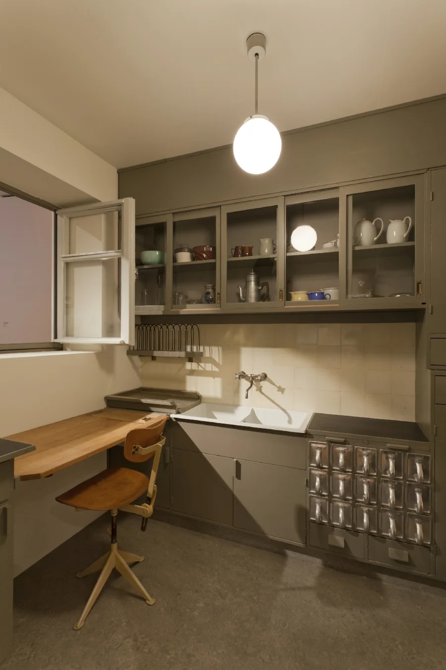 Grete Lihotzky, Frankfurt Kitchen , 1926-1927, Germany. © Martin Seck