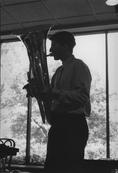 dan tuba back and white.JPG