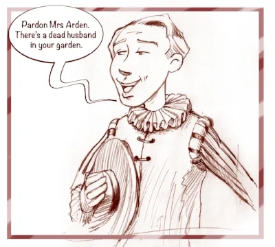 Unfortunately, that rhyme hadn’t yet been made up. pardon Mrs Arden there’s a kitten/chicken in your garden was the first verse of a music hall rhyme, intended to make fun of the way some provinces pronounced “en” as “ing” as in Parding Mrs Arding there’s a chicking in your garding. You can see why music hall died out and was quickly replaced a new idea known as “entertainment”.