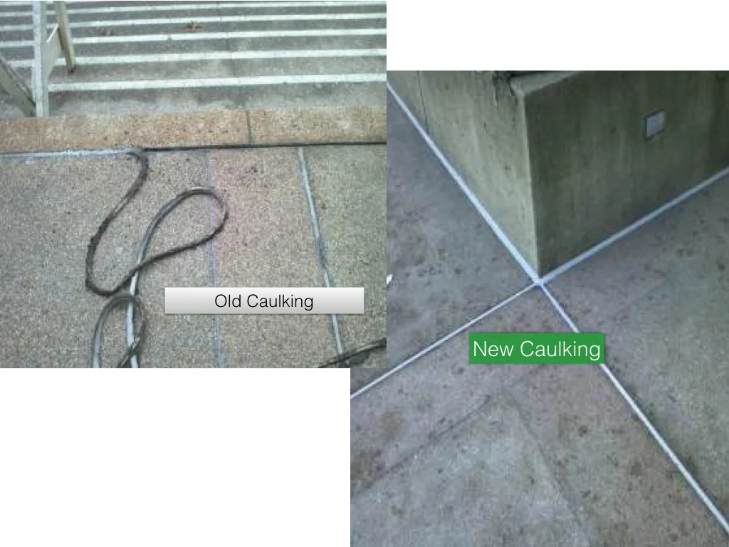 Restoration Caulking of Walkway at VGH, 2012