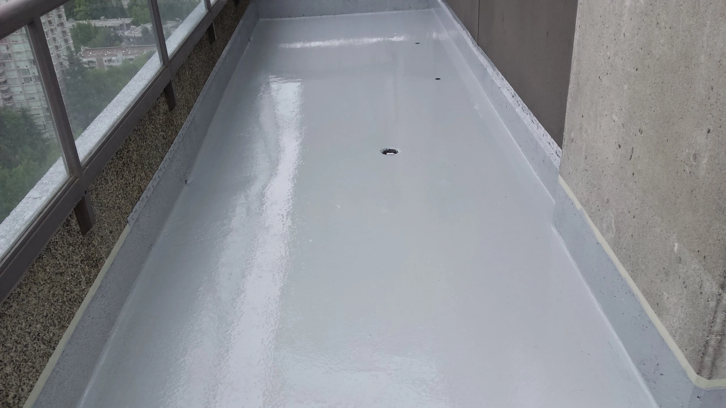 Balcony Membrane application, 2017