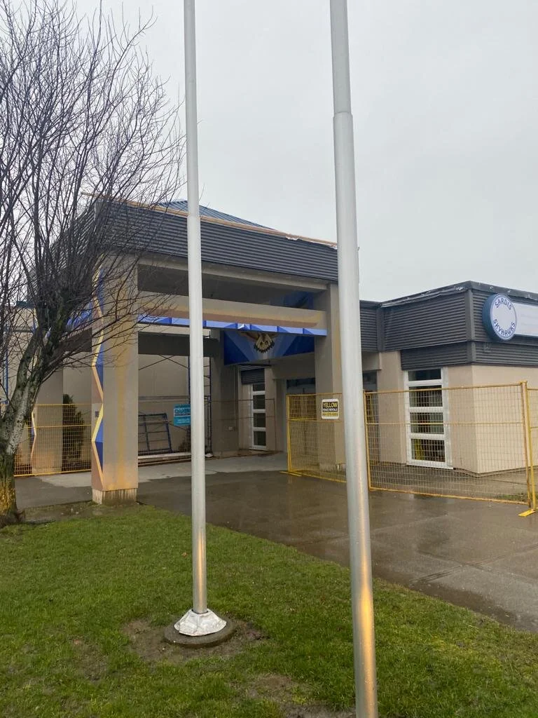 Chilliwack Elementary School, Exterior Caulking