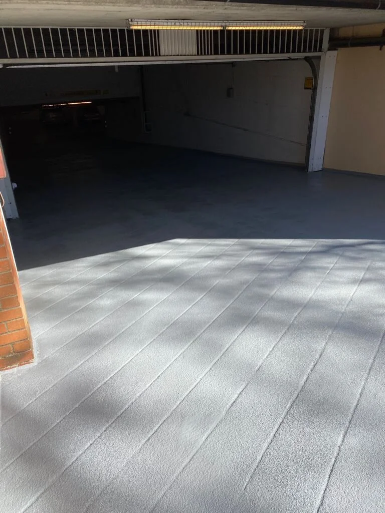 Dunbar Area, remove and replacing the parade membrane, Before and After Pictures