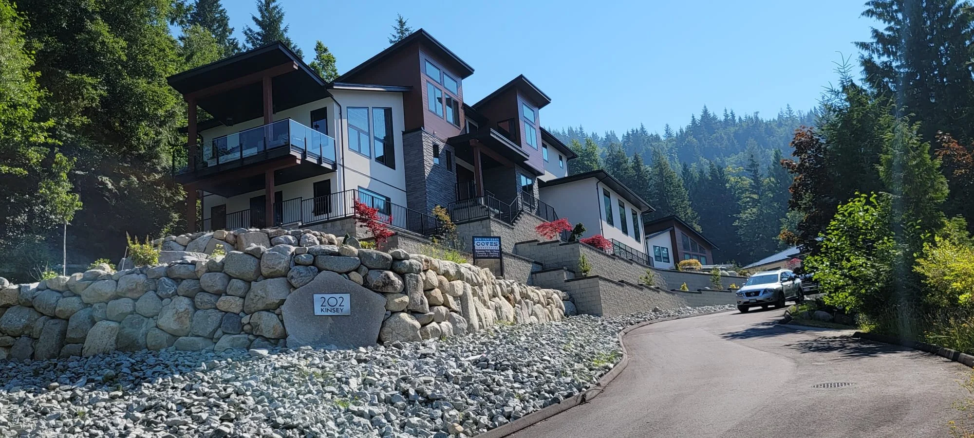 The heat can't slow us down. Another projected completed on time- this time we were in Coquitlam.