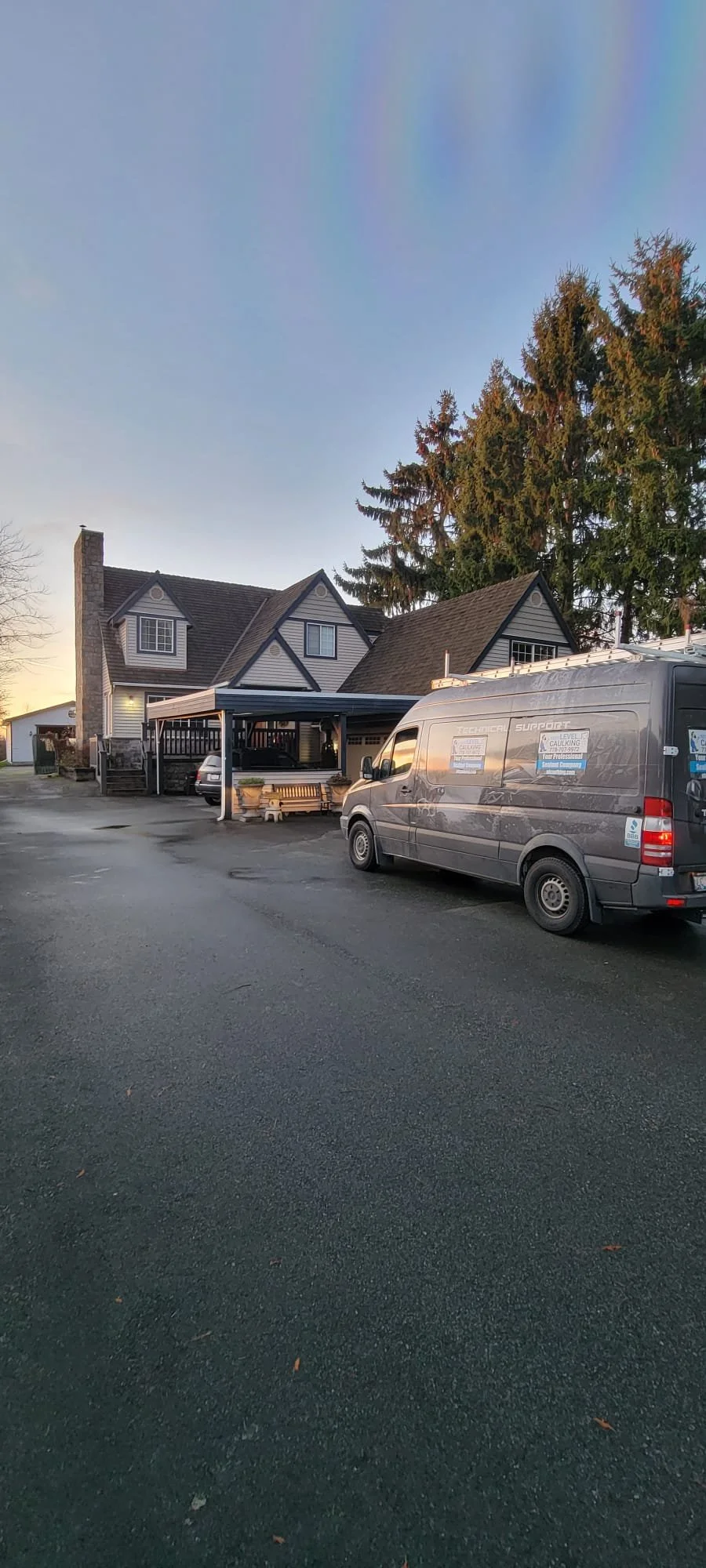 We never miss a bead. This home is ready for the wet season! Exterior caulking completed for this home