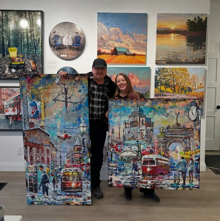 NEW✨ We are excited to welcome a new artist to the @bluecrowgallery family! Please help me welcome mixed media painter Victor Colesnicenco ! 

@artist_victor_nemo has been painting professionally for 40 years now and has been creating these incredibl