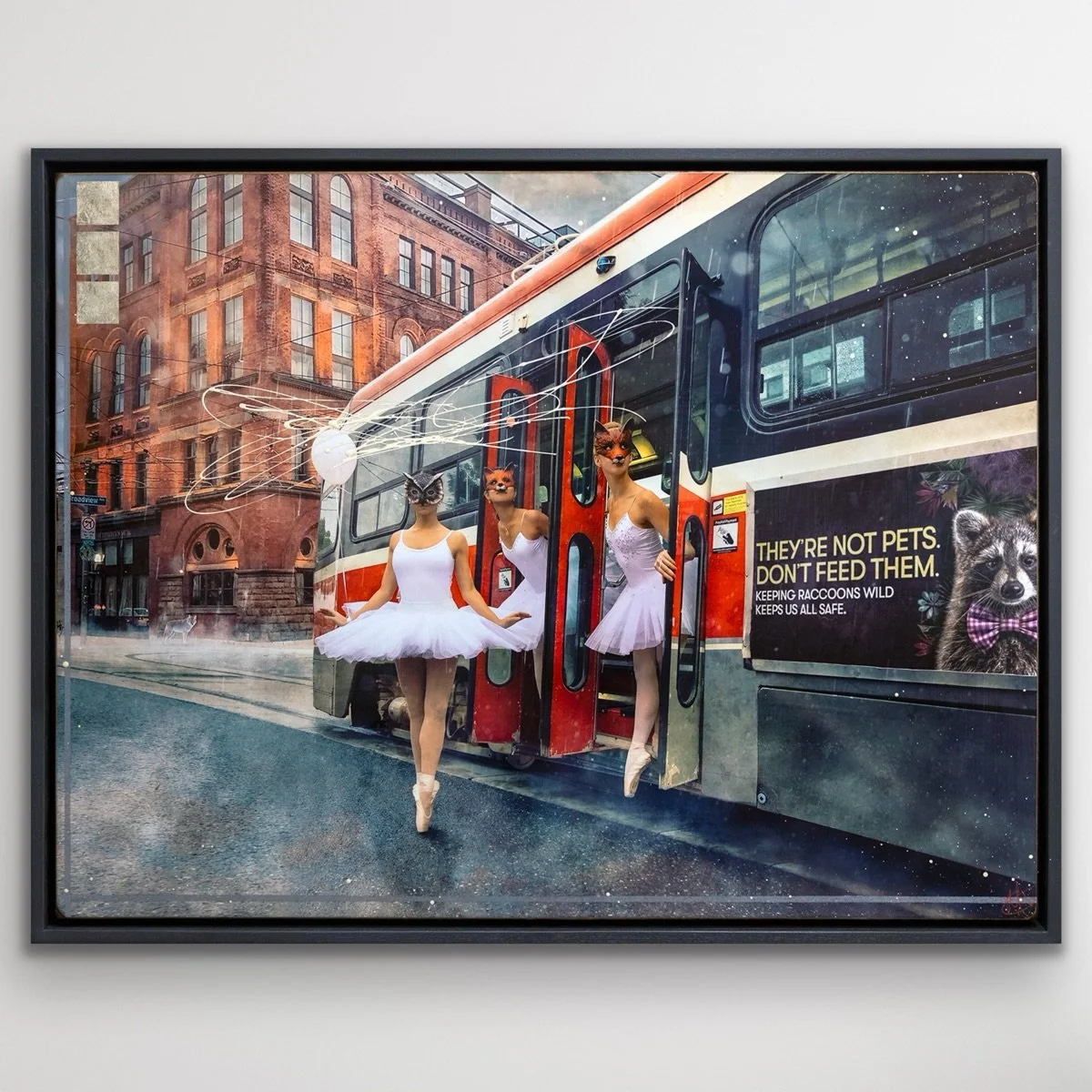 We adore this streetcar piece by Morgan Jones that we have in the gallery right now. This series by Morgan is so beautiful and even includes the old classic Toronto streetcar. This piece is shot near the iconic Broadview Hotel in the east end. 

Morg