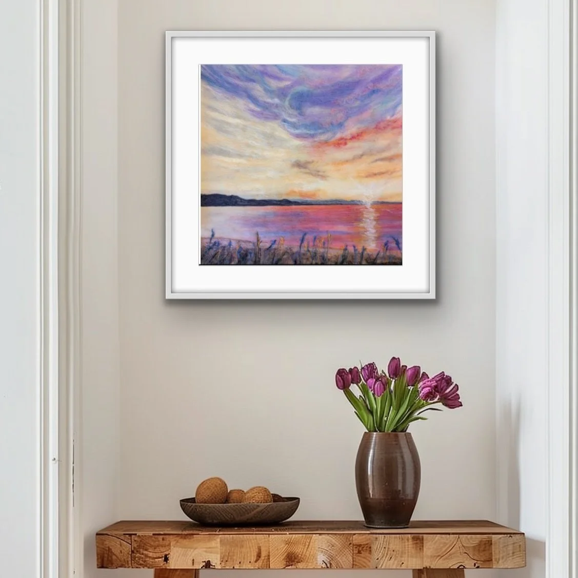 NEW✨ We are loving this beautiful new landscape piece by Jennifer Raetsen. Surrounded by snow today this warm sunny view feels like the perfect escape! It&rsquo;s so easy to loose yourself in the soft texture of these felted artworks.

&ldquo;Dreamy&