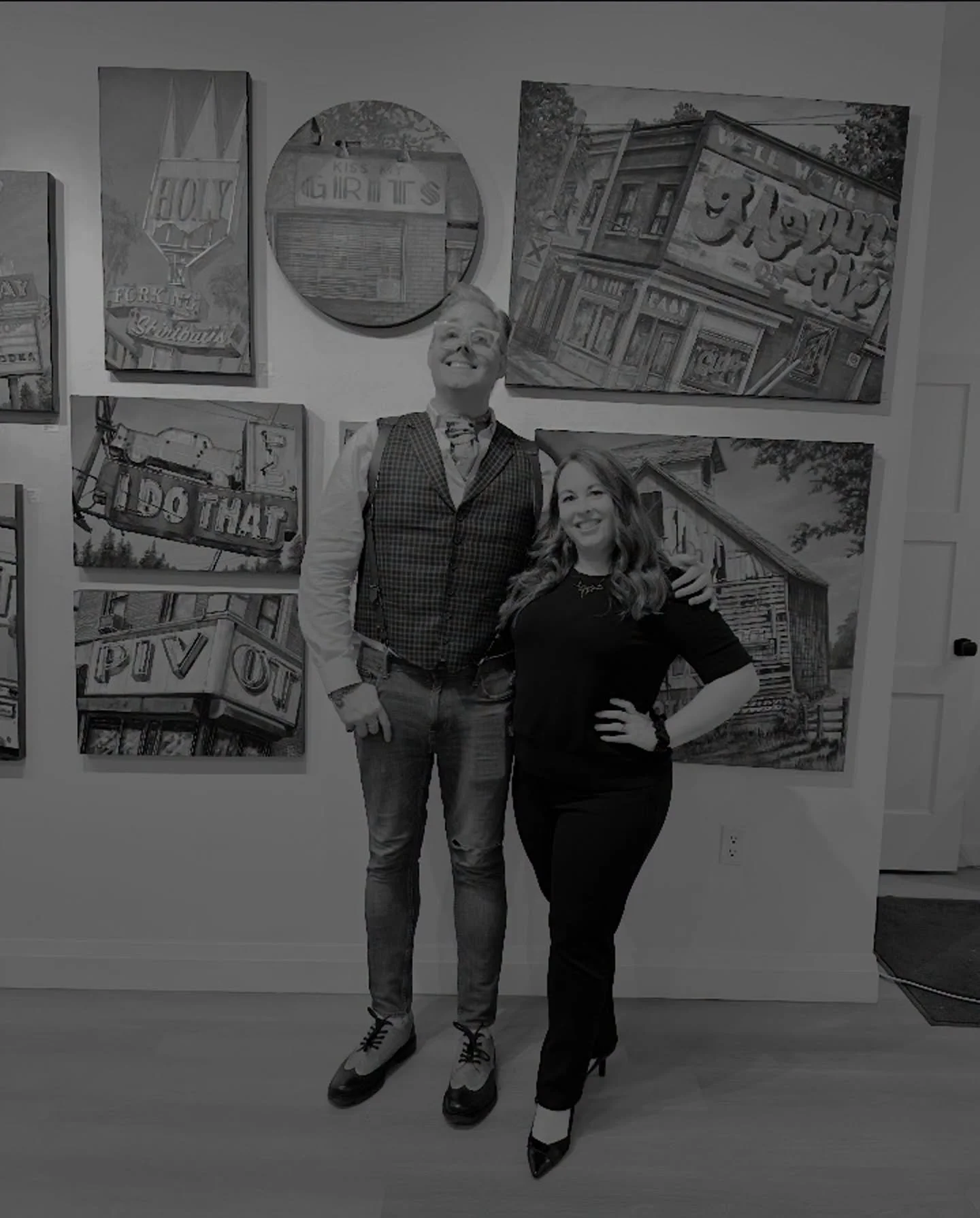 Congratulations Rob on a successful opening last night!! Thank you to everyone who came out to celebrate with us🎉.

So many incredible paintings in @robcroxford solo exhibition &ldquo;As Seen On Tv&rdquo; on now until May 2nd. 
You can shop the show