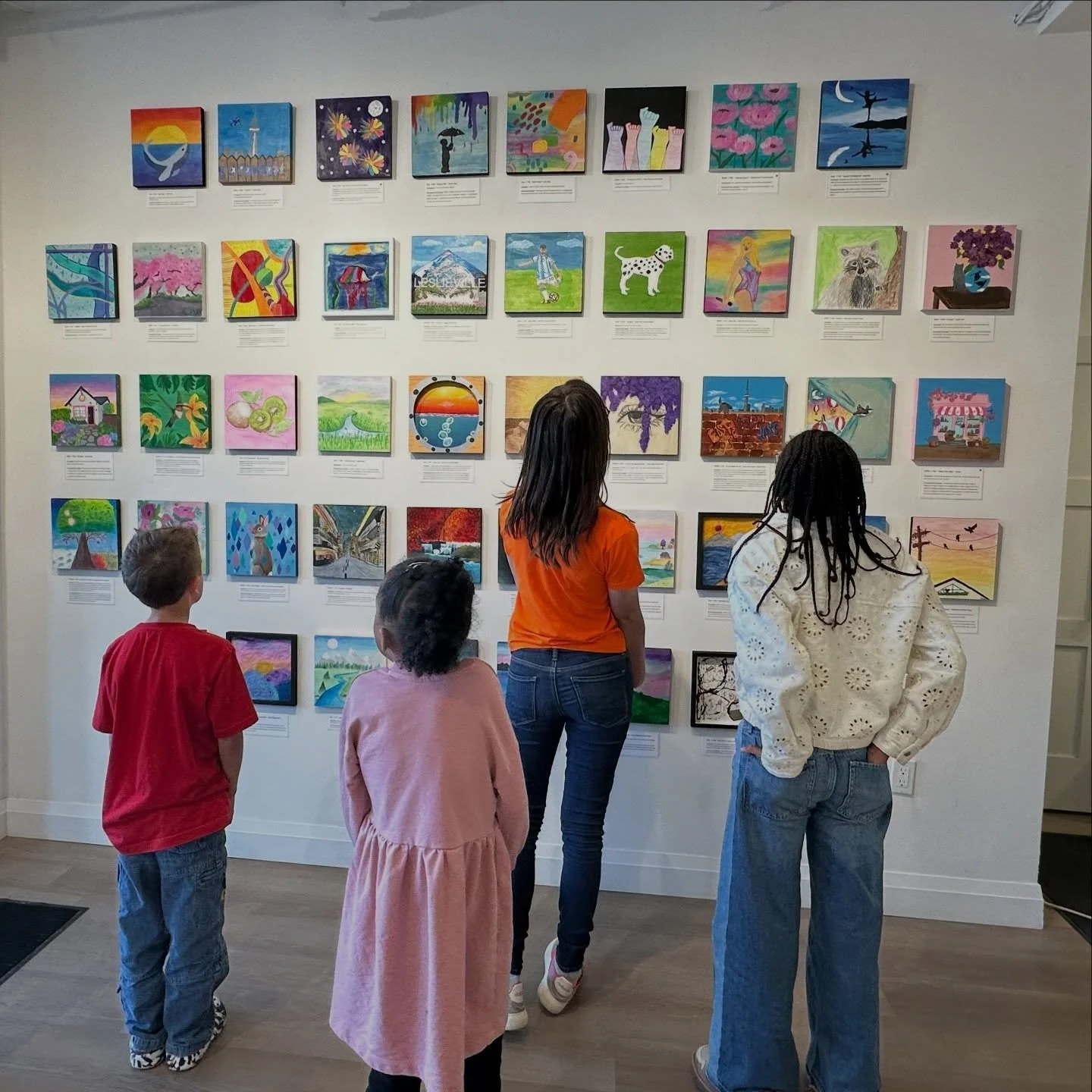 It&rsquo;s Time !!! we are so excited for the opening of our first children&rsquo;s exhibition &ldquo;The Tiny Art Show&rdquo; exhibiting artworks by our after school art club students.
Each of these 10 x 10&ldquo; works are $50 and this exhibition w