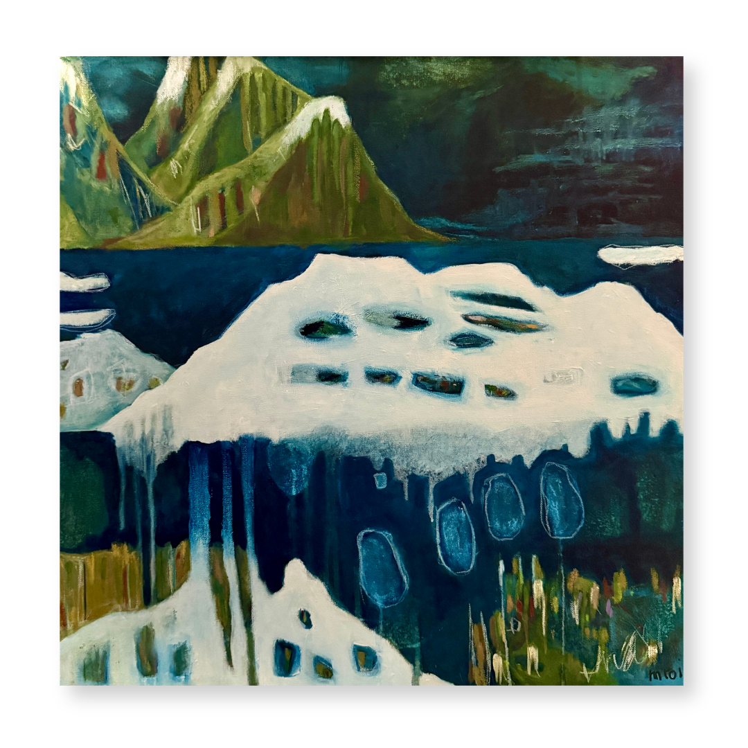 Margot Roi - Dissolving Silence - 24" x 24"