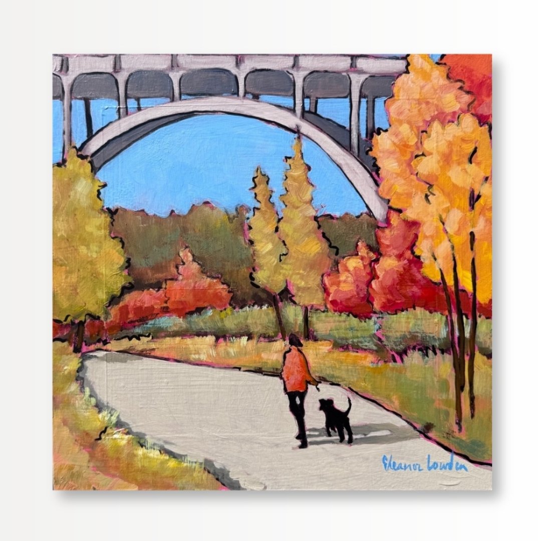 SOLD - Eleanor Lowden - Taylor Creek In Autumn