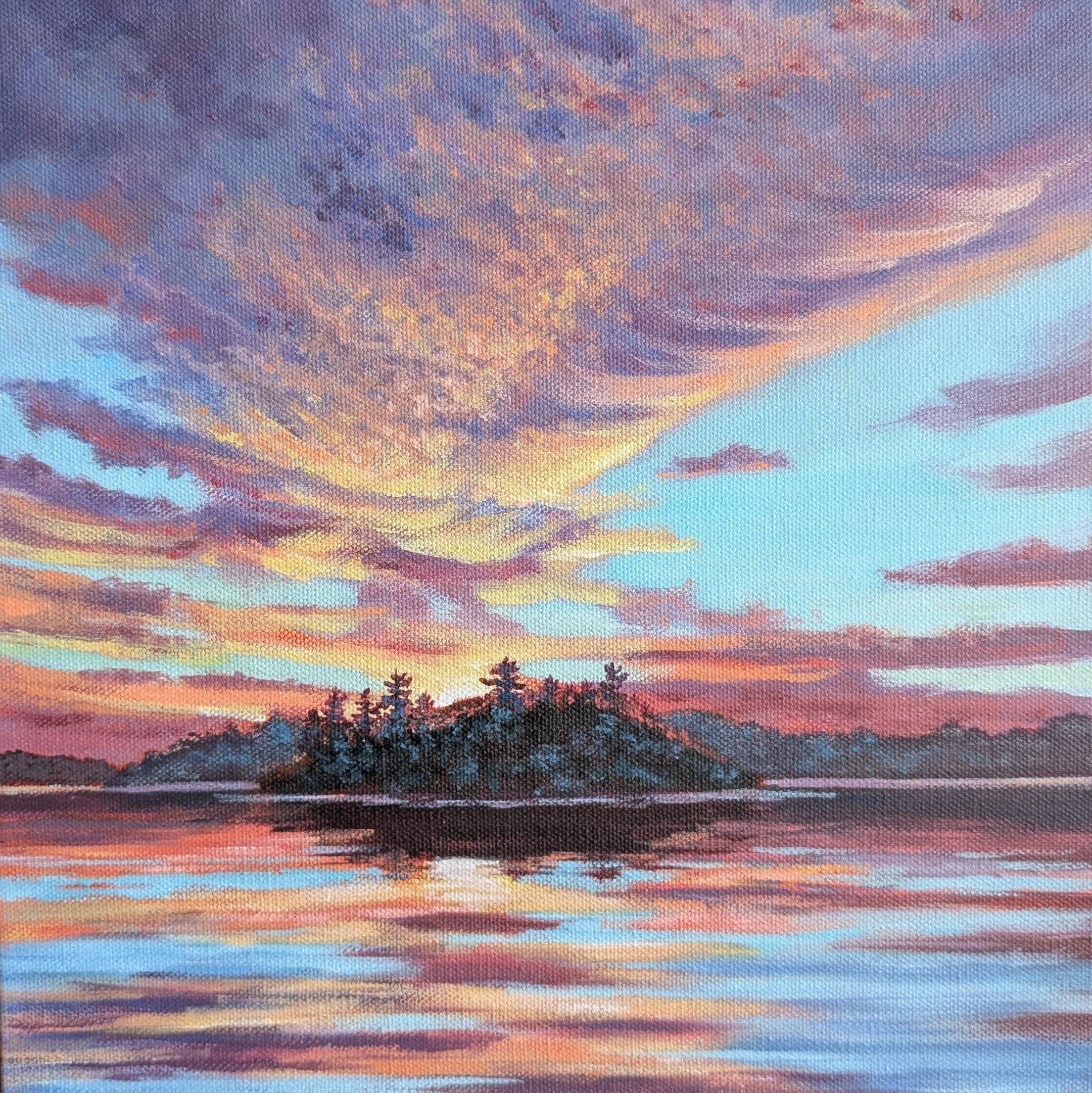 42. Rosalyn Insley - "A Cirrusly Beautiful Sunset"