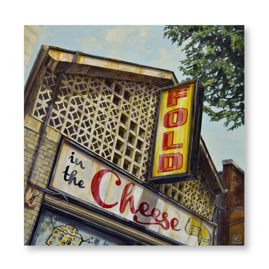 Rob Croxford - "Fold In The Cheese" - 30 x30"