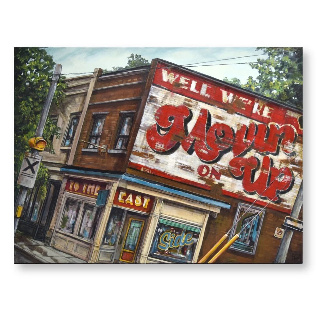 Rob Croxford - "Movin On Up" - 30x40"