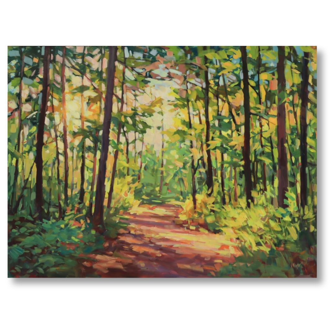 Vera Kisseleva - Golden Mirage - 30 x 40" Framed