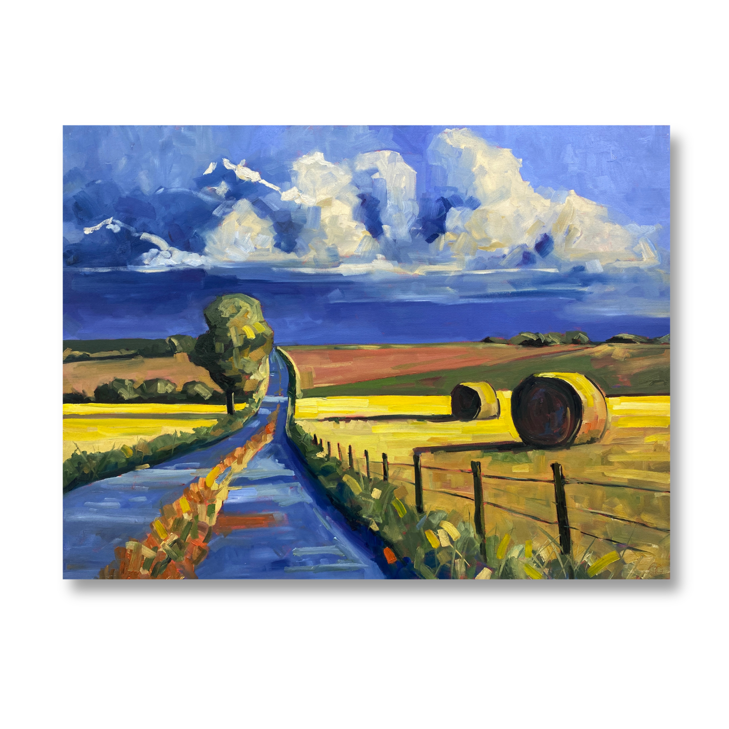 David Carmichael - Bale Me Out  - 30 x 40