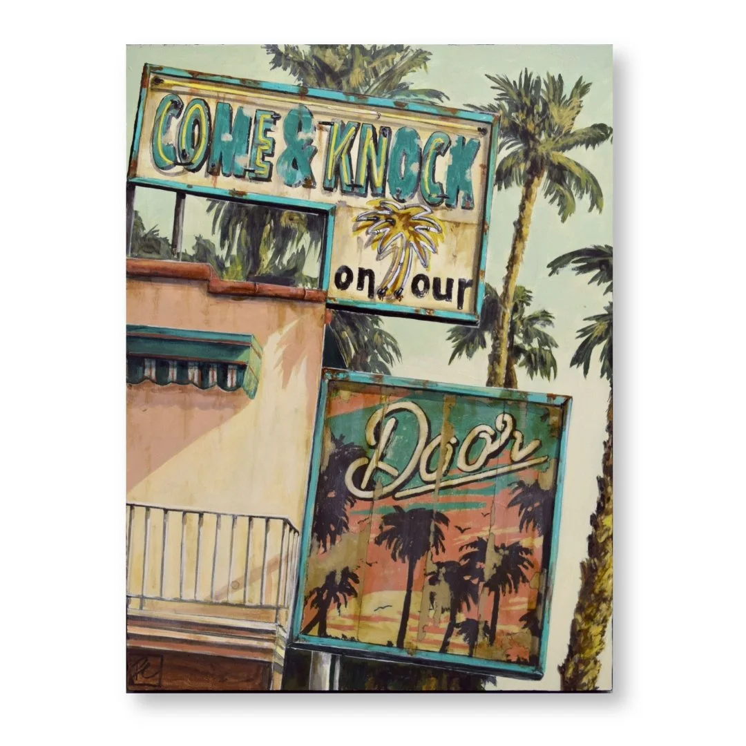 Rob Croxford - "Knock On Our Door" - 18x24"