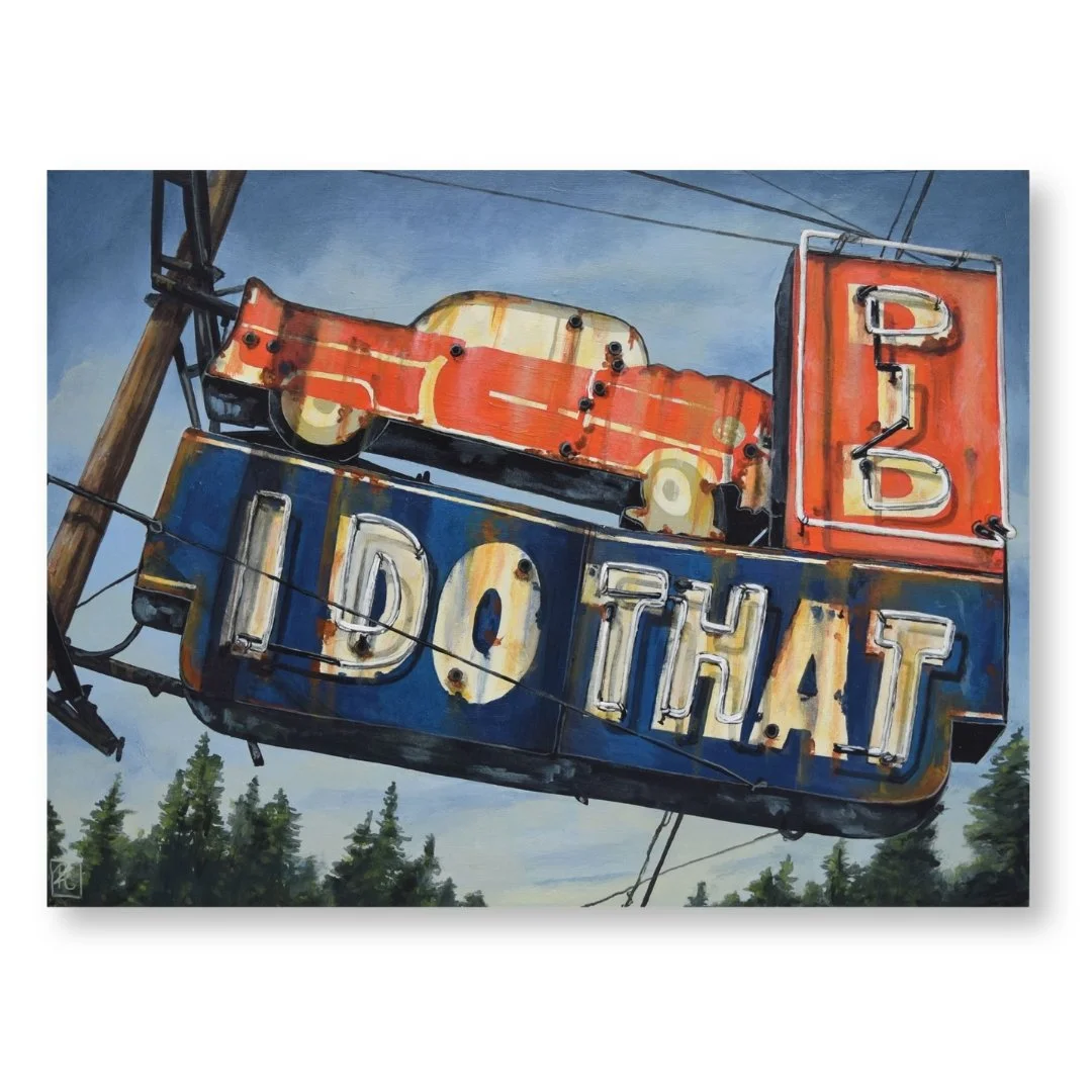 Rob Croxford - "Did I Do That?" - 18x24"