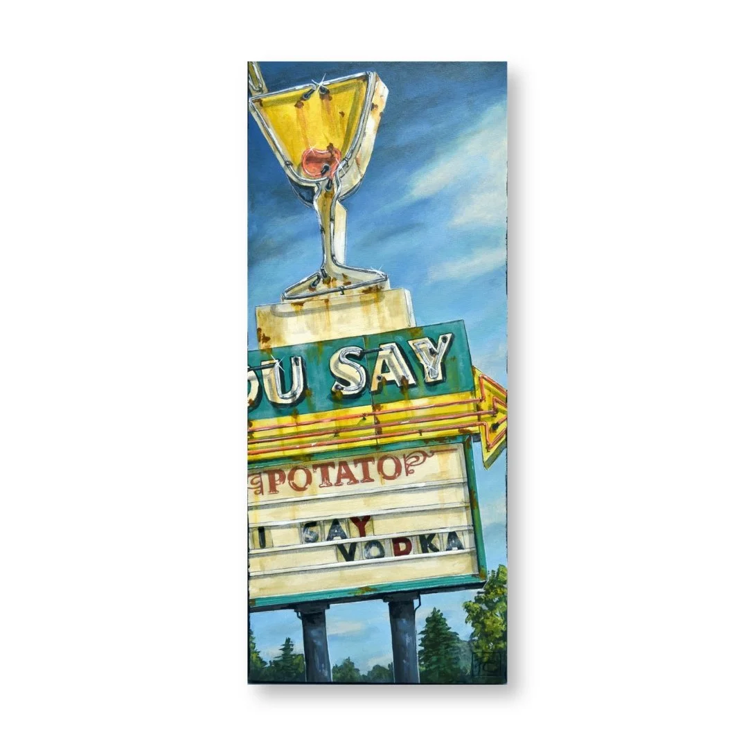 Rob Croxford - "I Say Vodka" - 10x24"