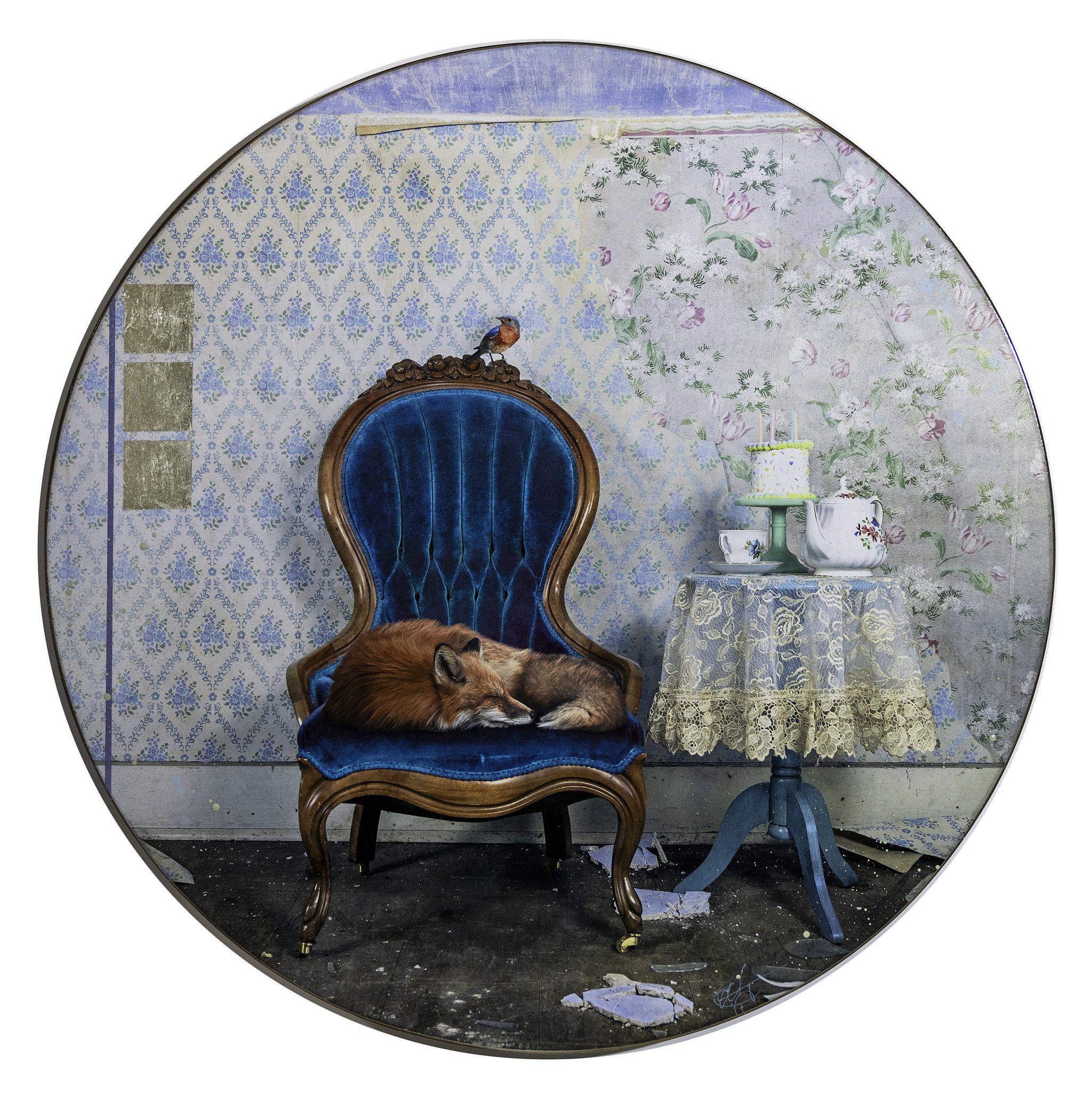 SOLD - Morgan Jones - "While You Were Sleeping" - 28" x 28"