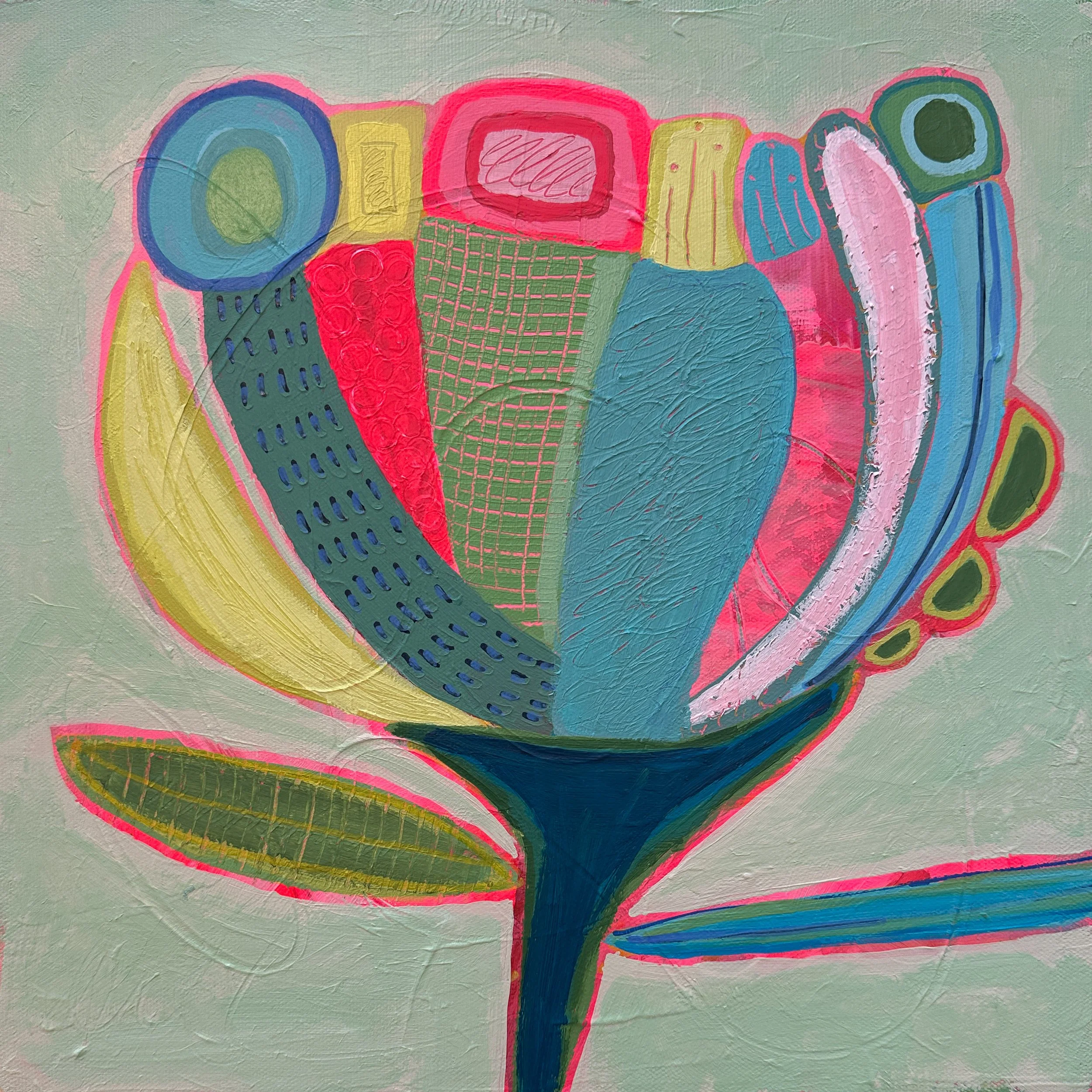 SOLD- 43. Karen Jeffrey - "Two Leaves"