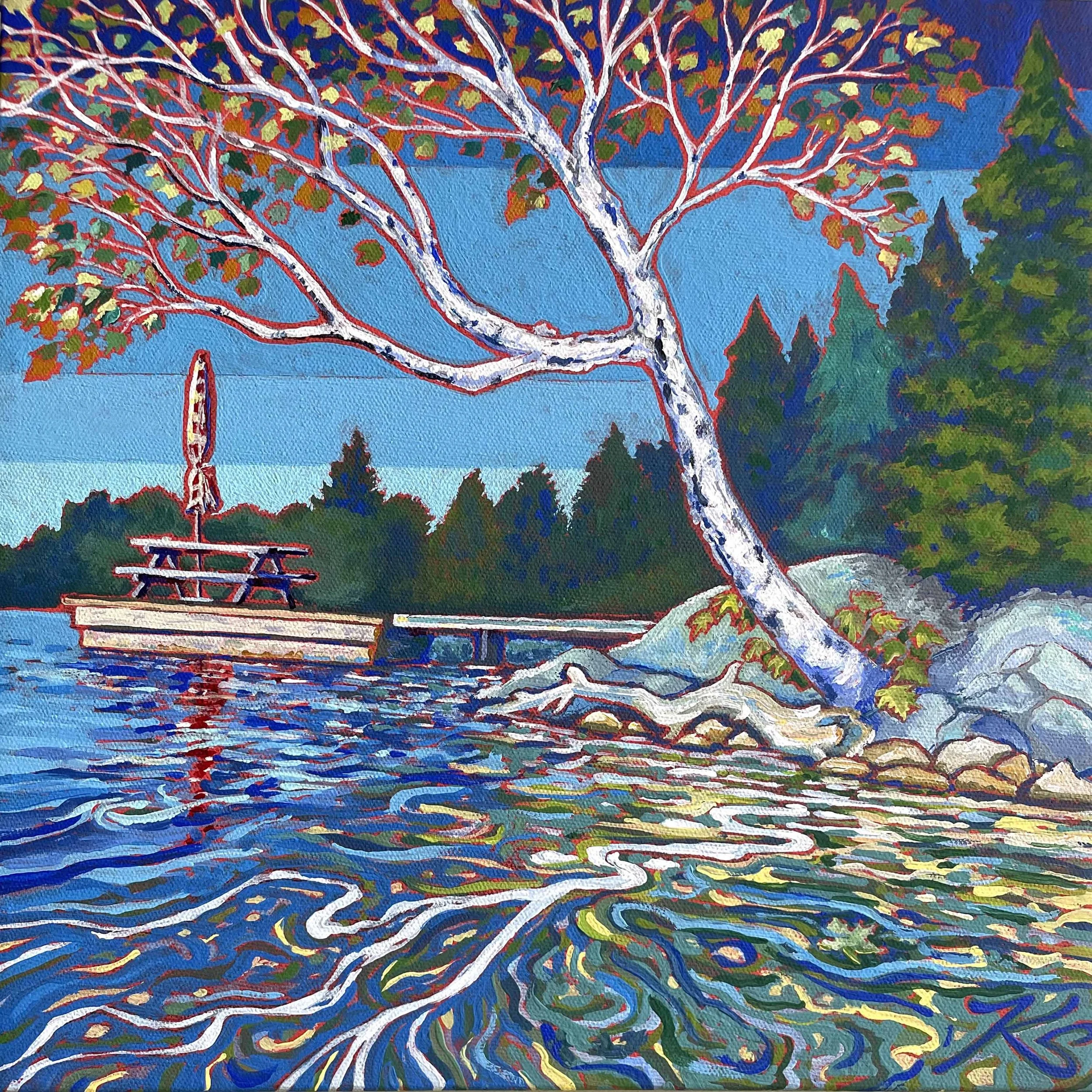 84. Kay Shier - "Birch Lake"