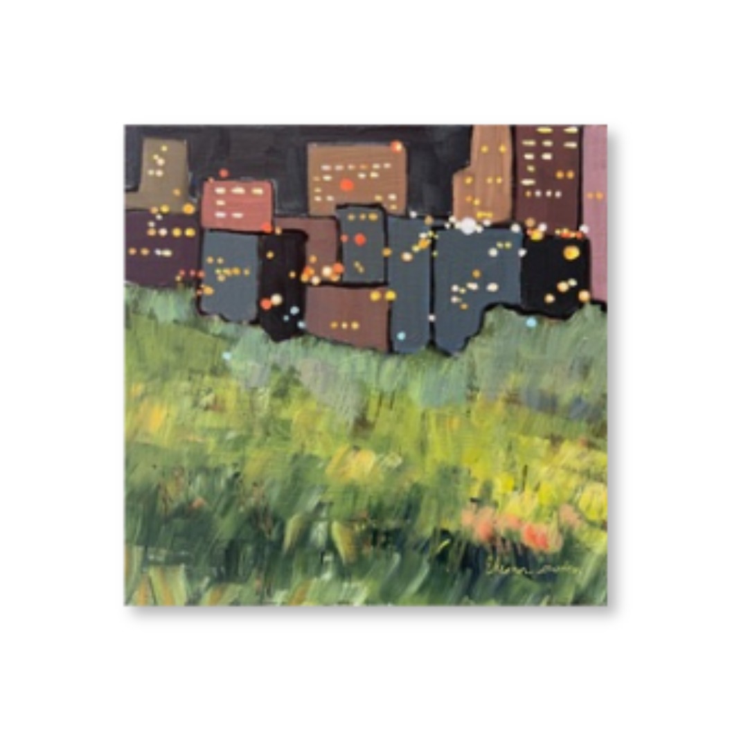 Eleanor Lowden - "The City Never Sleeps" - 12 x 12"