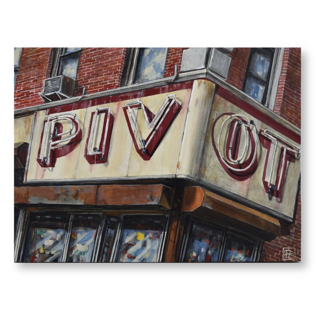 Rob Croxford - "Pivot" - 18x24"