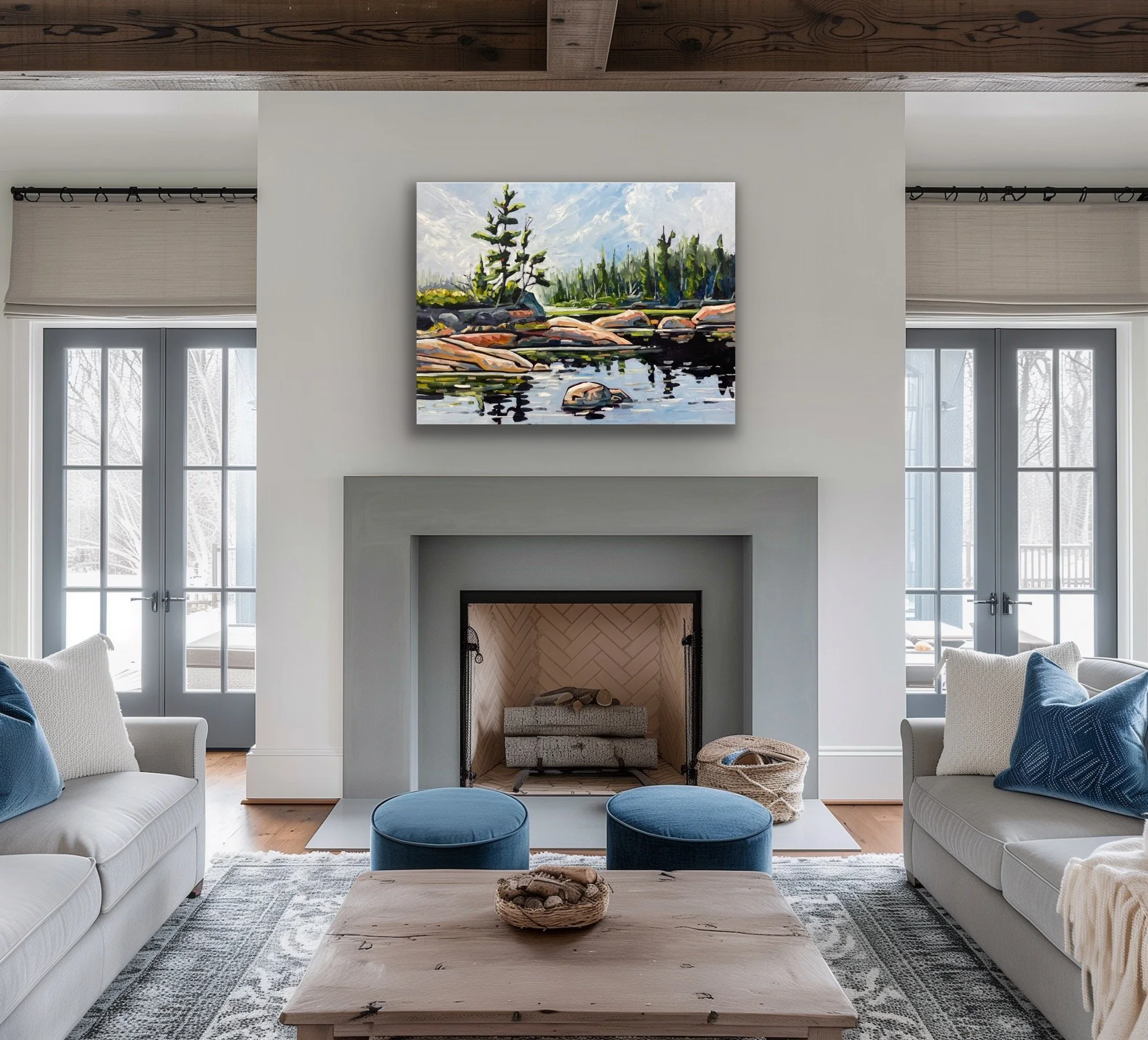 ROOMS_DavidCarmichael_French river bound 48x36_5.JPG