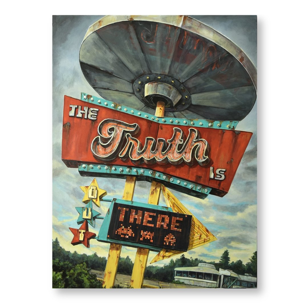 Rob Croxford - "The Truth Is Out There" - 30x40"