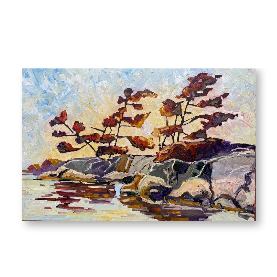 David Carmichael - "Warm Point" - 24" x 30"