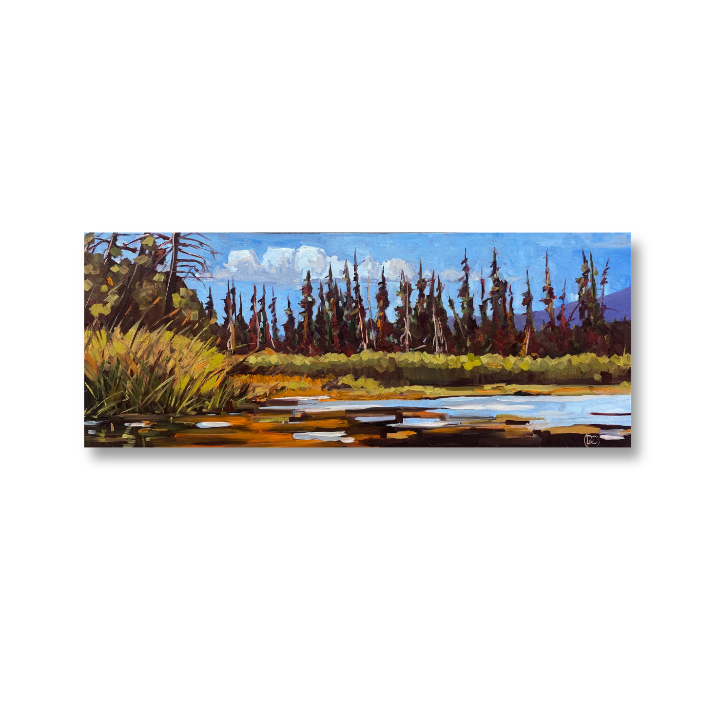 David Carmichael - Standing Tall  - 16 x 40