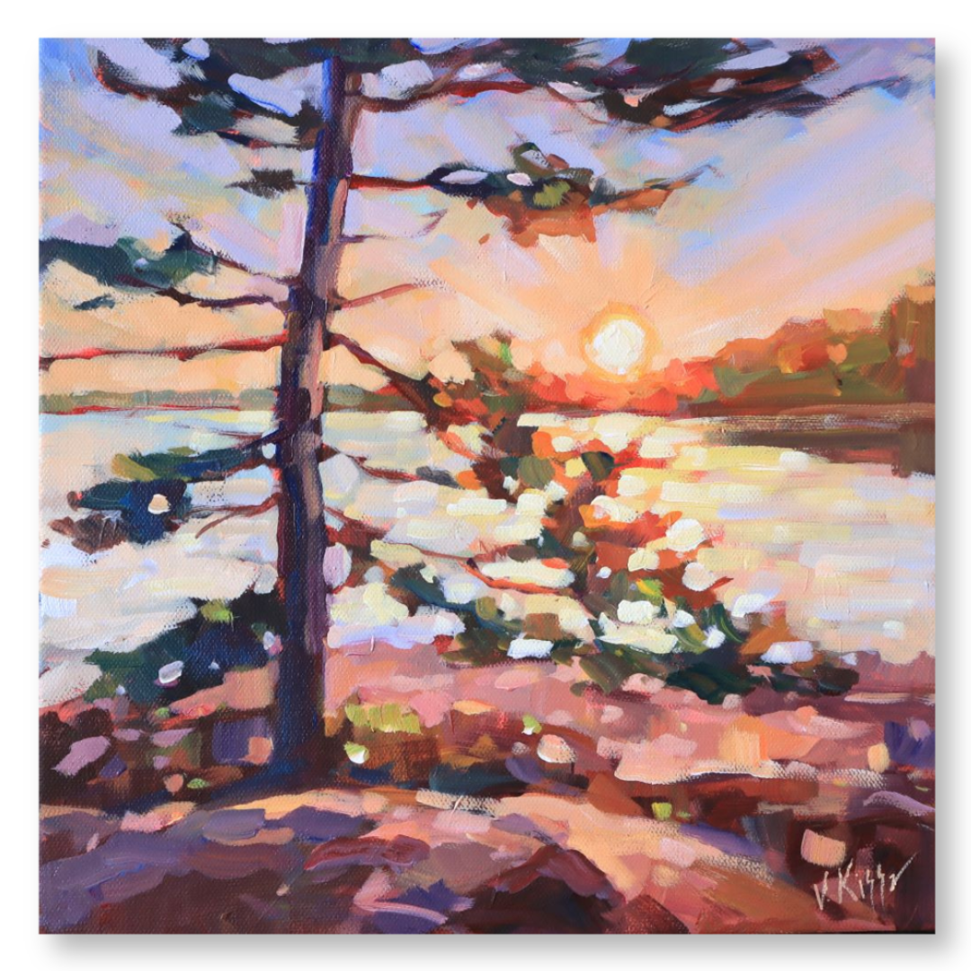 Vera - Golden Hour at Georgian Bay - 12' x 12.png