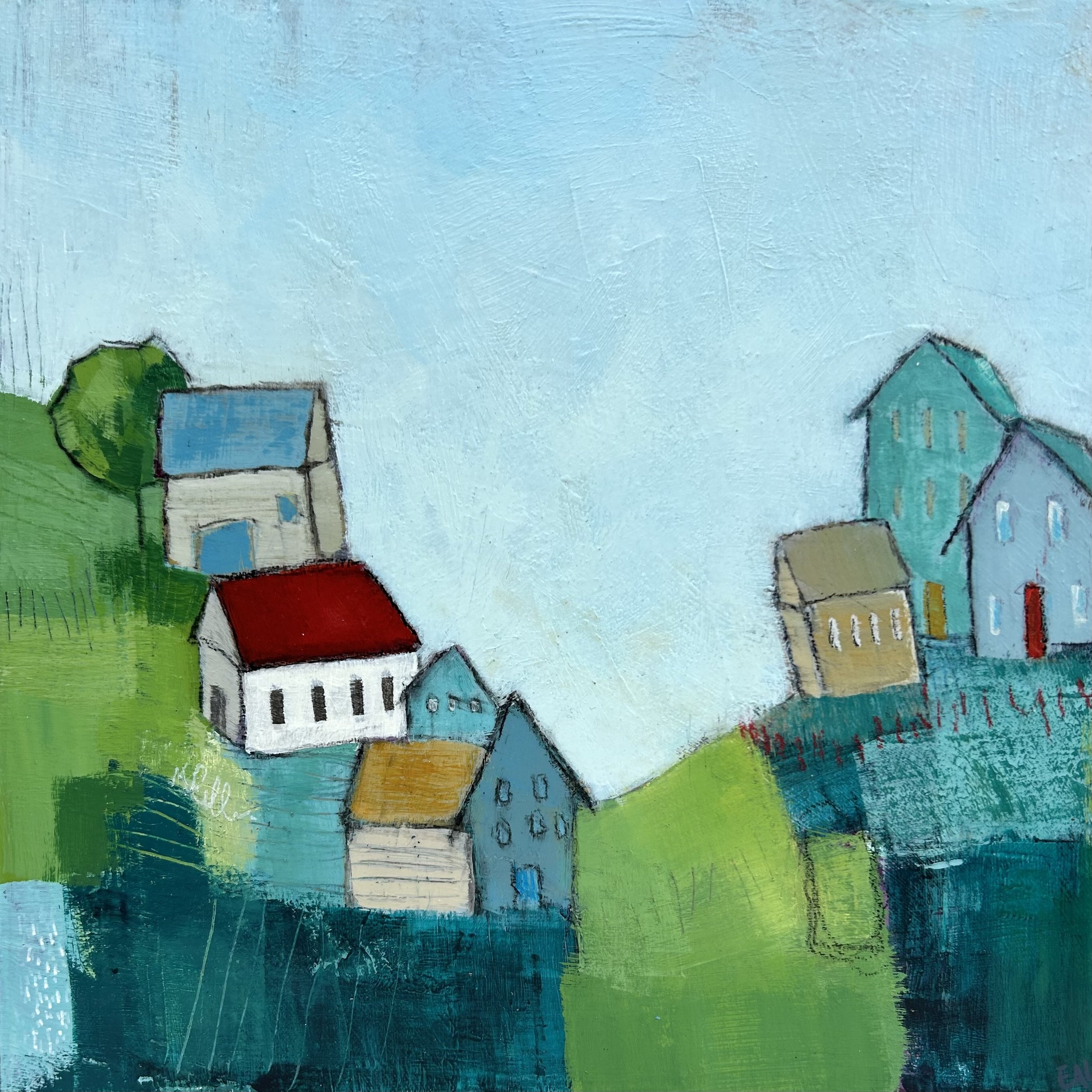 SOLD- 52. Elizabeth Labelle - "It Takes A Village"