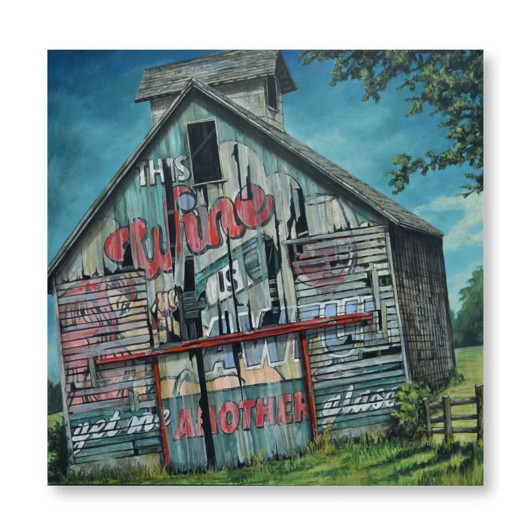 Rob Croxford - "Awful" - 36x36"