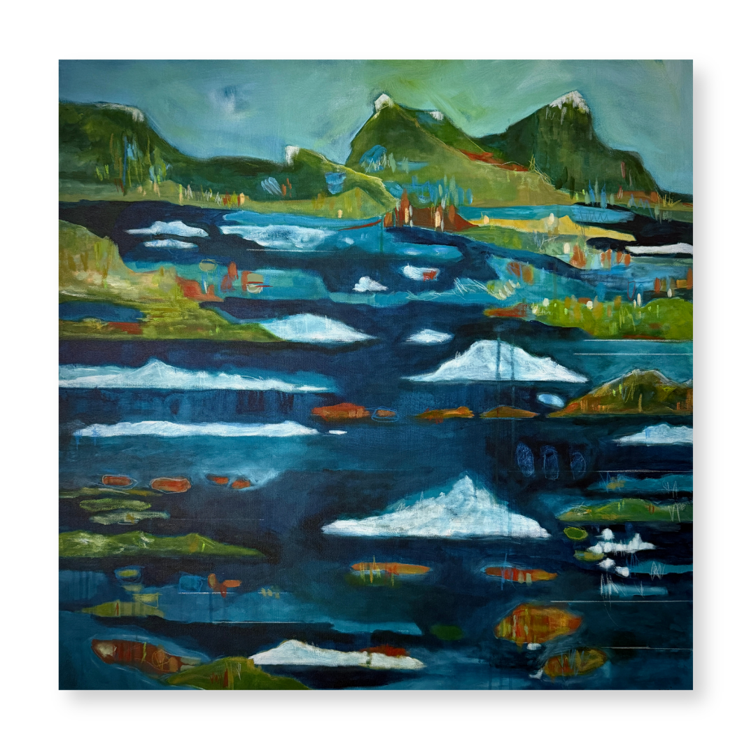 Margot Roi - A Settling Silence - 36" x 36"