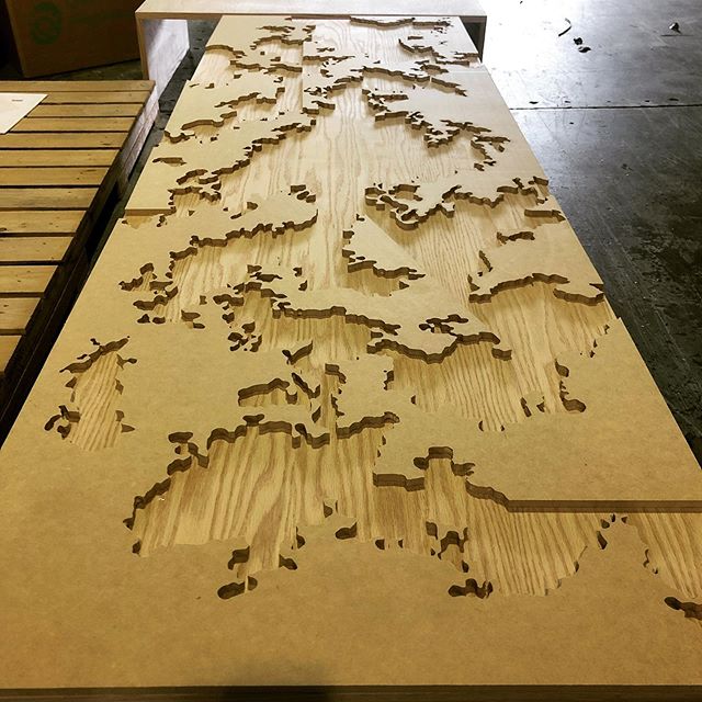Just finished cutting some artwork out of MDF. These pieces looked to me like continents, any thoughts? ✅ Need a custom project cut? Call or send us an email for more info.
➖
➖
➖
#miamicncrouter #interior #art #cnccutting #architecture #interiordesign #engravings #wynwood #prototyping #brickell #interiordecor #instagood #millwork #beautiful #design #commercial #installation #continent #workshop #wood #marketing #decor #wallart #custommade #custom #event #miami #artwork #panels