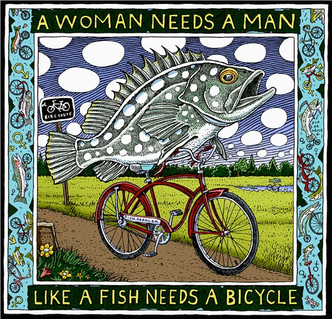Drop the mic.  In 1970 Irina Dunn scribbled this phrase on a bathroom door to challenge ideas about women’s dependence on men, but there’s another important message in this quote.  Nobody in this world can get by with “a man” or,…