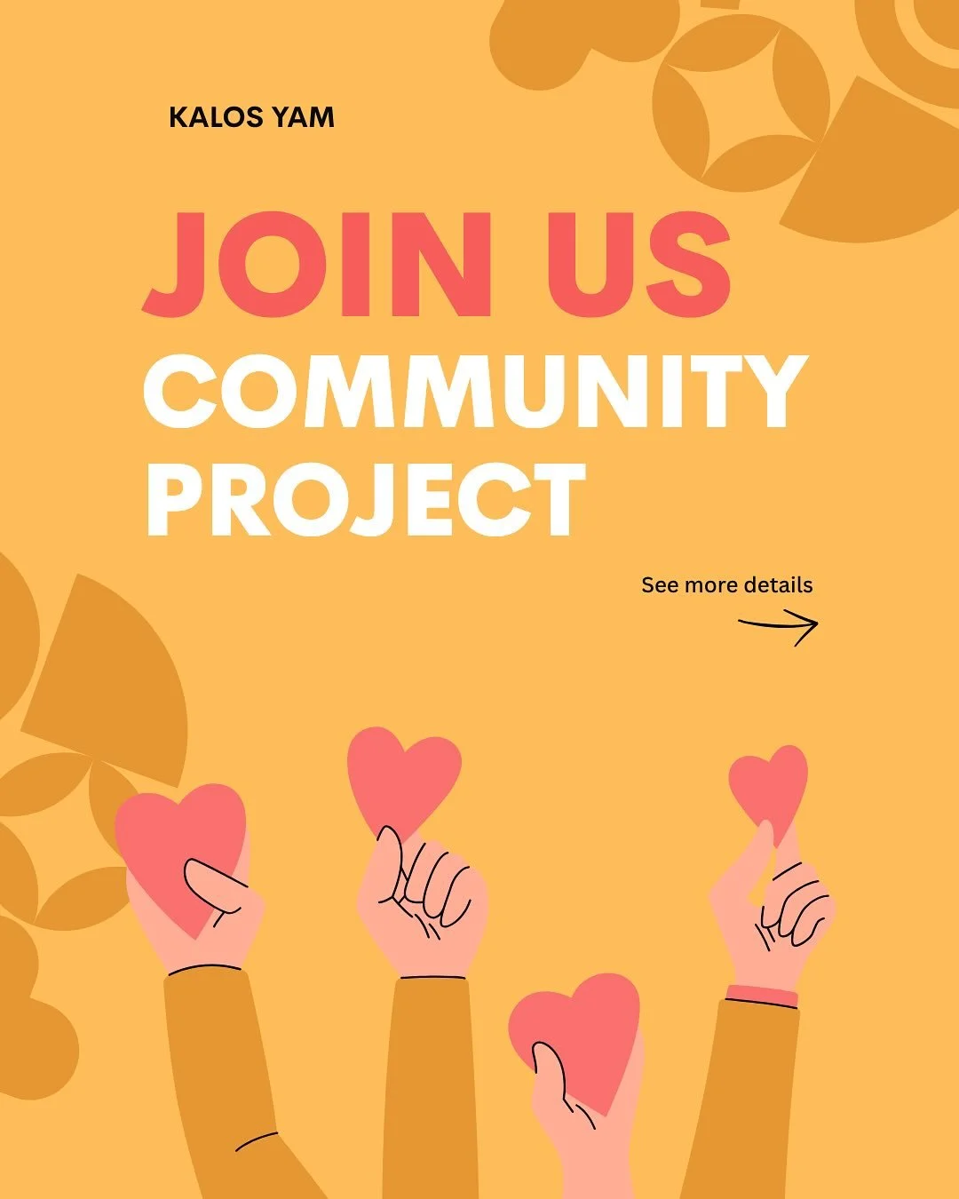 🍠✨ YAM Community Project is coming!

This year, our YAM project is all about putting together care packages and sharing them with the Seattle community. On Thursday, Nov 13 at 7pm &mdash; we&rsquo;ll meet at Kalos to gather items and assemble packag