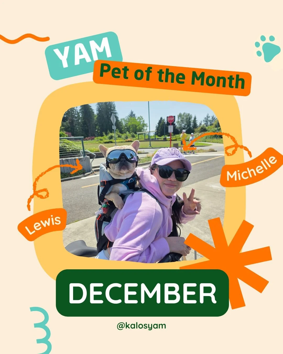 Introducing December&rsquo;s YAM Pet of the Month! 🥁✨
Meet Lewis!

Each month, we spotlight a beloved pet from our Young Adults Ministry - a fun way to get to know the animals who mean so much to the people in our community. 🙂

Lewis belongs to Mic