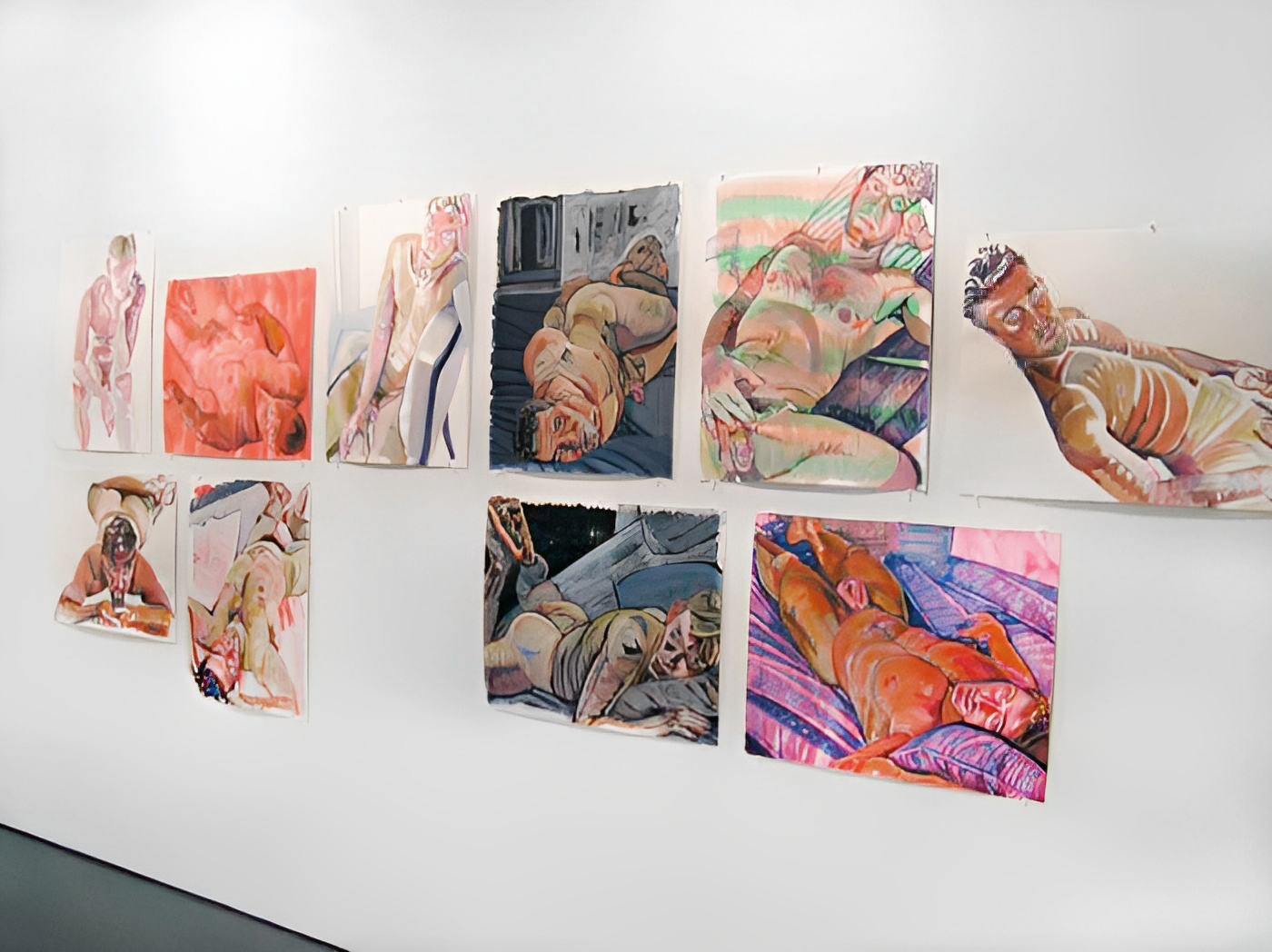  This exhibition, jointly organized with Matthew Higgs, was the first New York solo show in more than 30 years by the Los Angeles-based artist Don Bachardy. It included 30 recent drawings of male nudes, selected from the many hundreds Bachardy has w