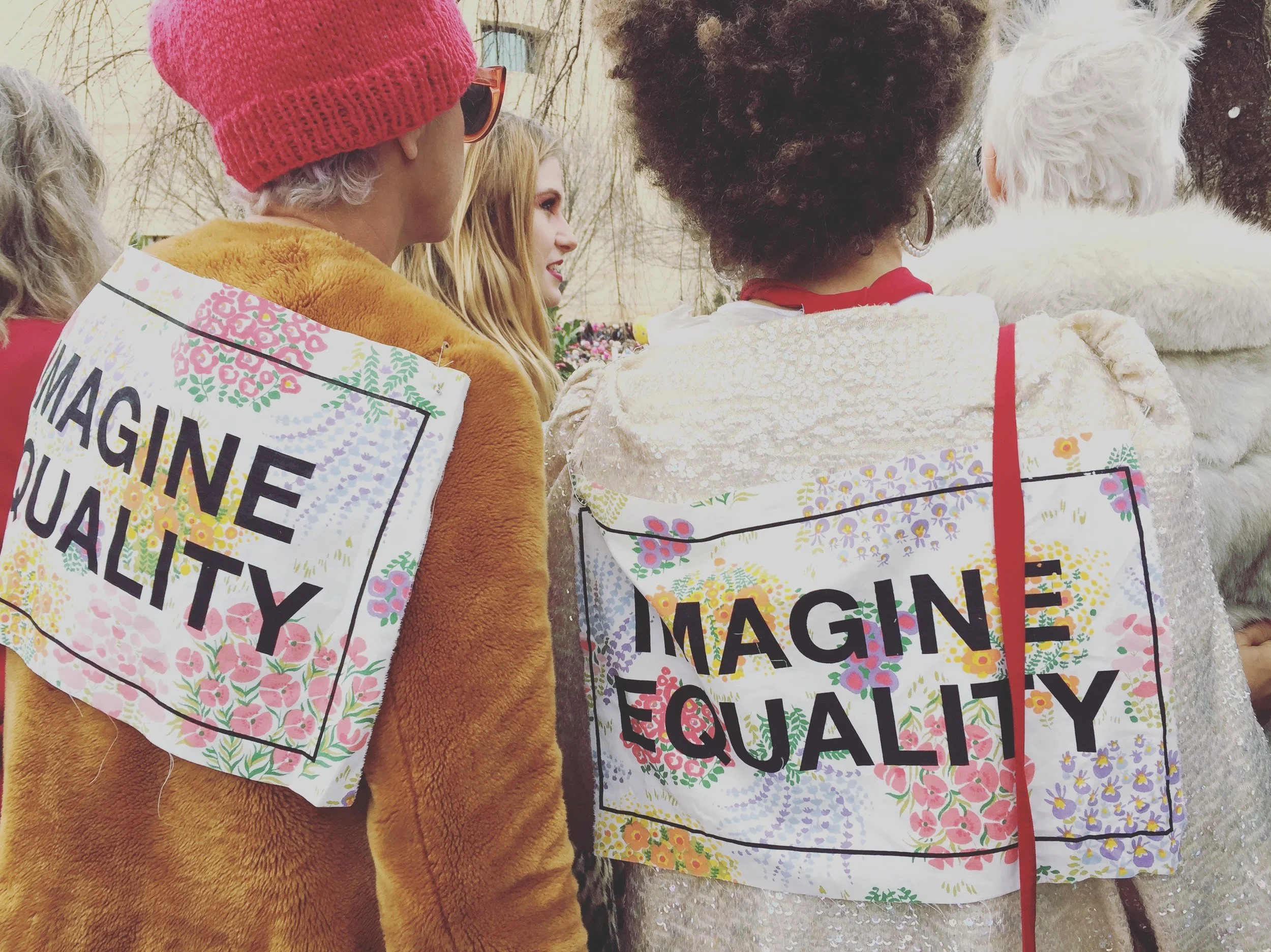 Imagine equality. (Photo by author, Women's March on Washington, 2017)