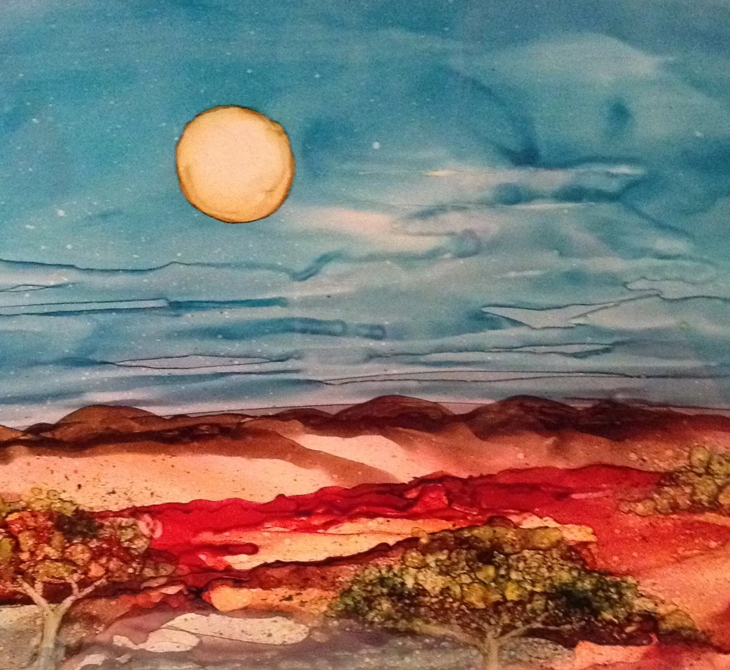 Moon on the Serengeti