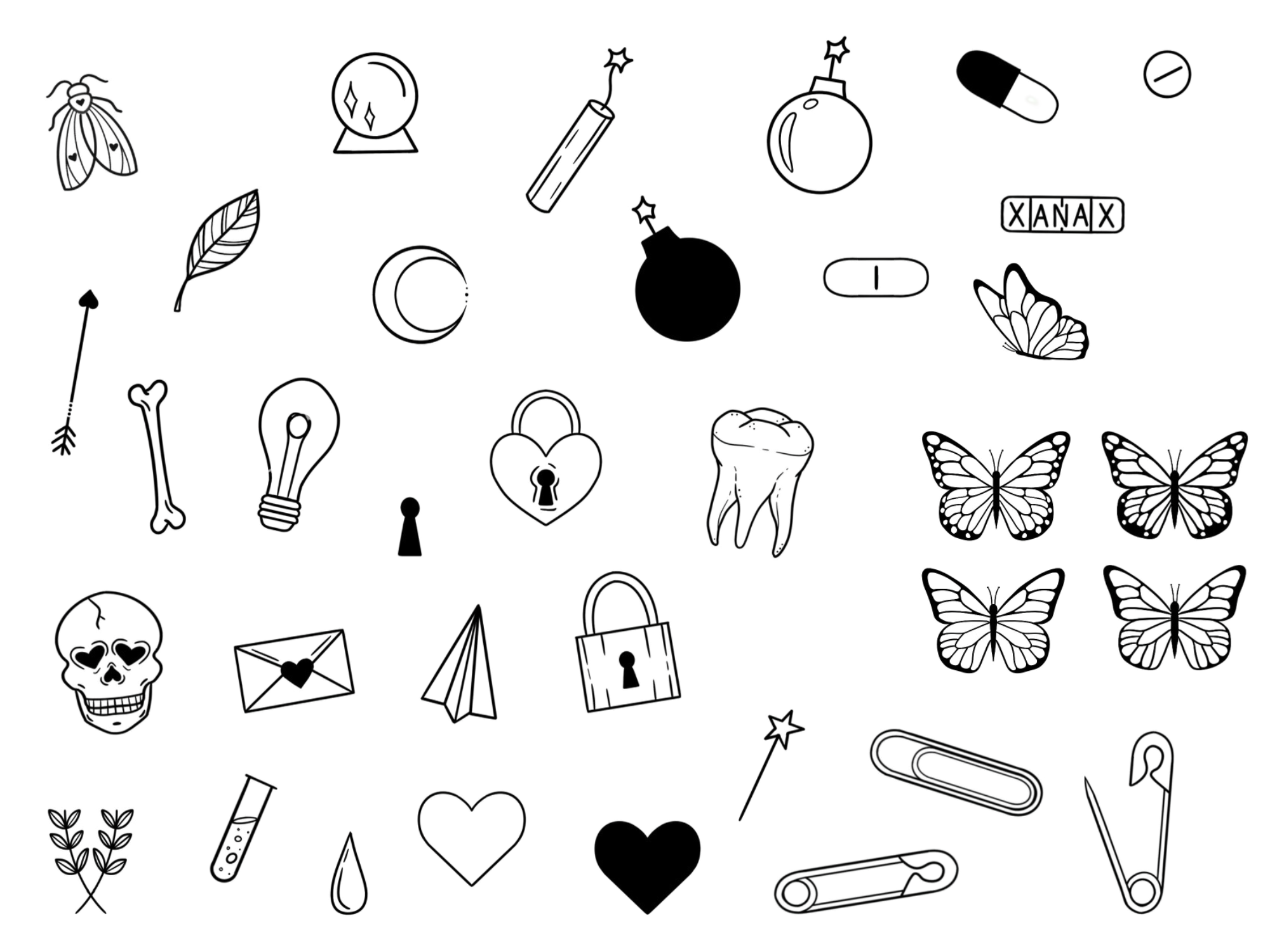 Tiny Tattoos — Charlie's Lashes