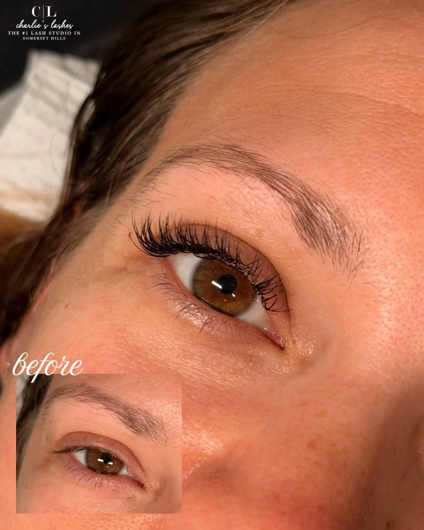 Lashes really do make a difference ✨

If you&rsquo;ve ever wondered how much lash extensions can change your look, this before and after says it all. Notice how the eyes appear more open, lifted, and defined without a single swipe of mascara.

This t