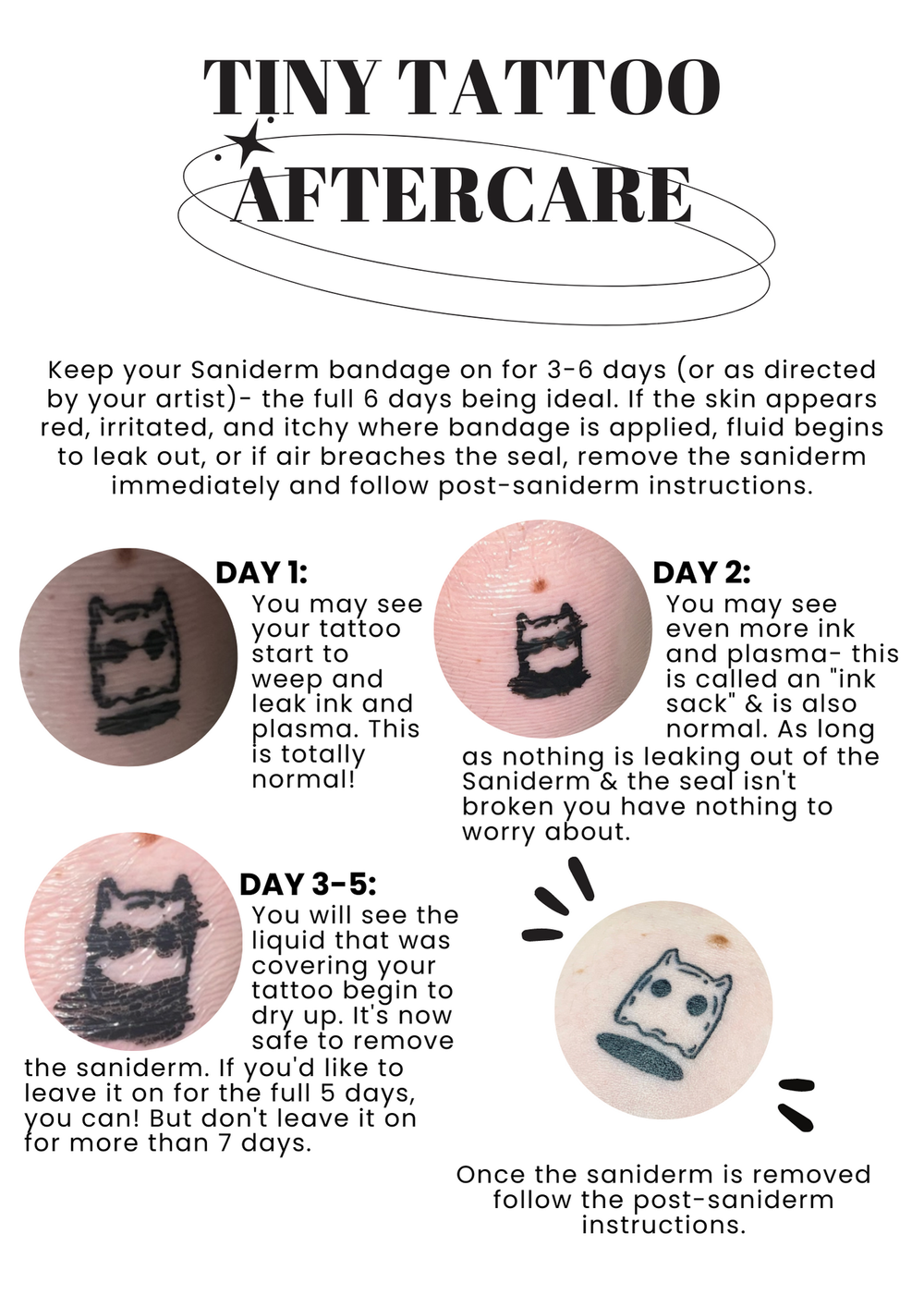 Tiny Tattoos — Charlie's Lashes