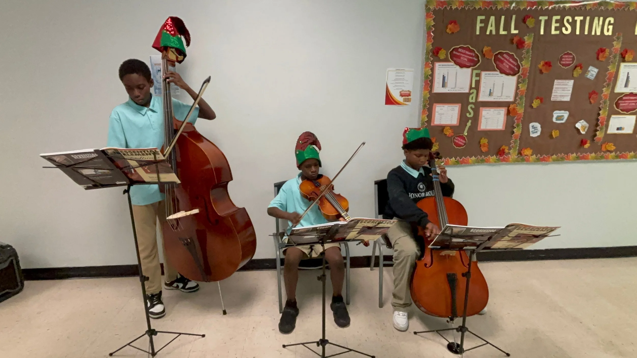 Holiday Hallway Middle School Serenade
