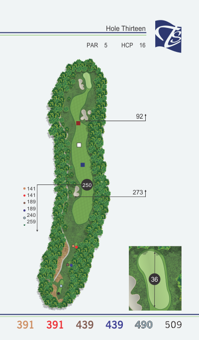 Hole 13 - Twist-n-Shout